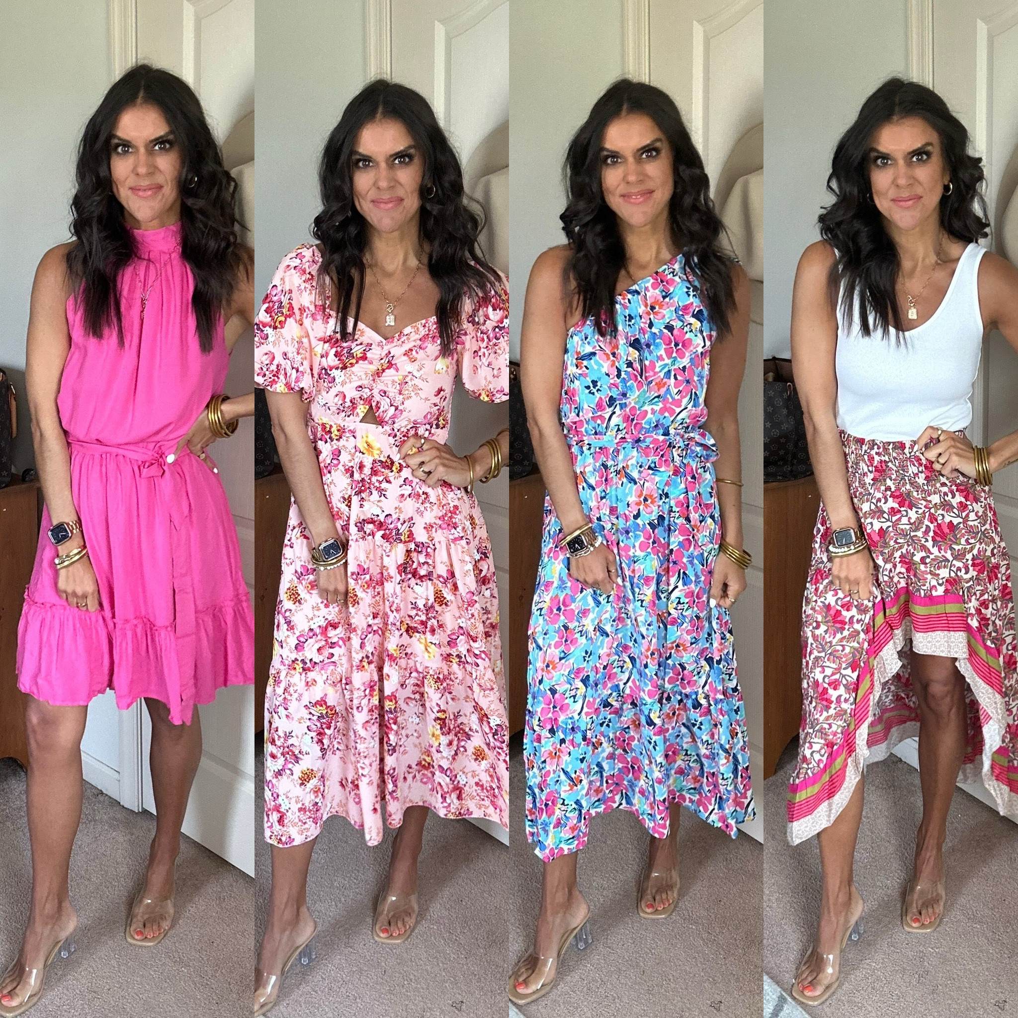 Amazon florals! I’m in size small in all! 
Sandals are tts!

#LTKsalealert #LTKSeasonal #LTKfindsunder100