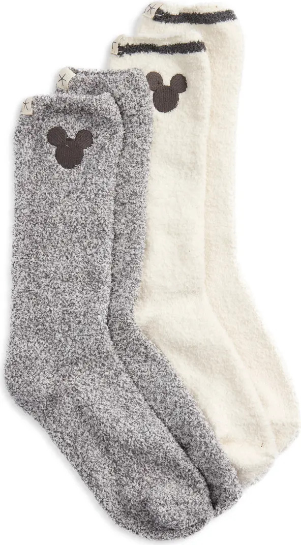 Barefoot Dreams® Disney x Barefoot Dreams® Cozychic Classic Disney Crew Socks | Nordstrom | Nordstrom