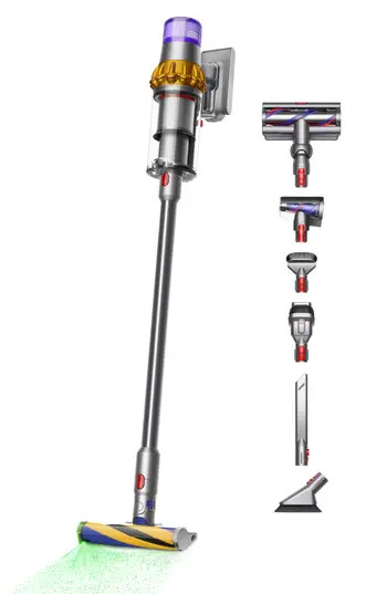 Dyson v15 Detect Vacuum - Yellow/Nickel - Refurbished in Nickel Multi at Nordstrom Rack | Nordstrom Rack