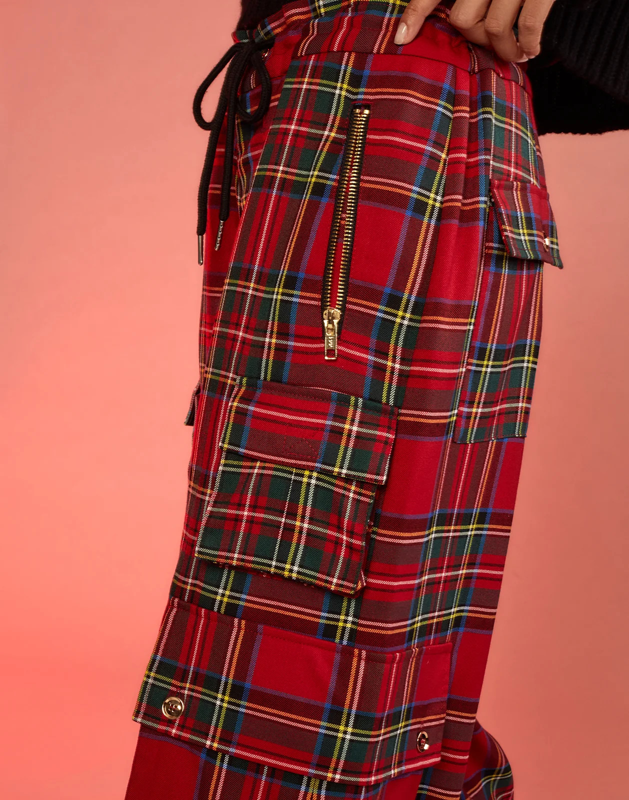 Plaid Cargo Pants | Cynthia Rowley