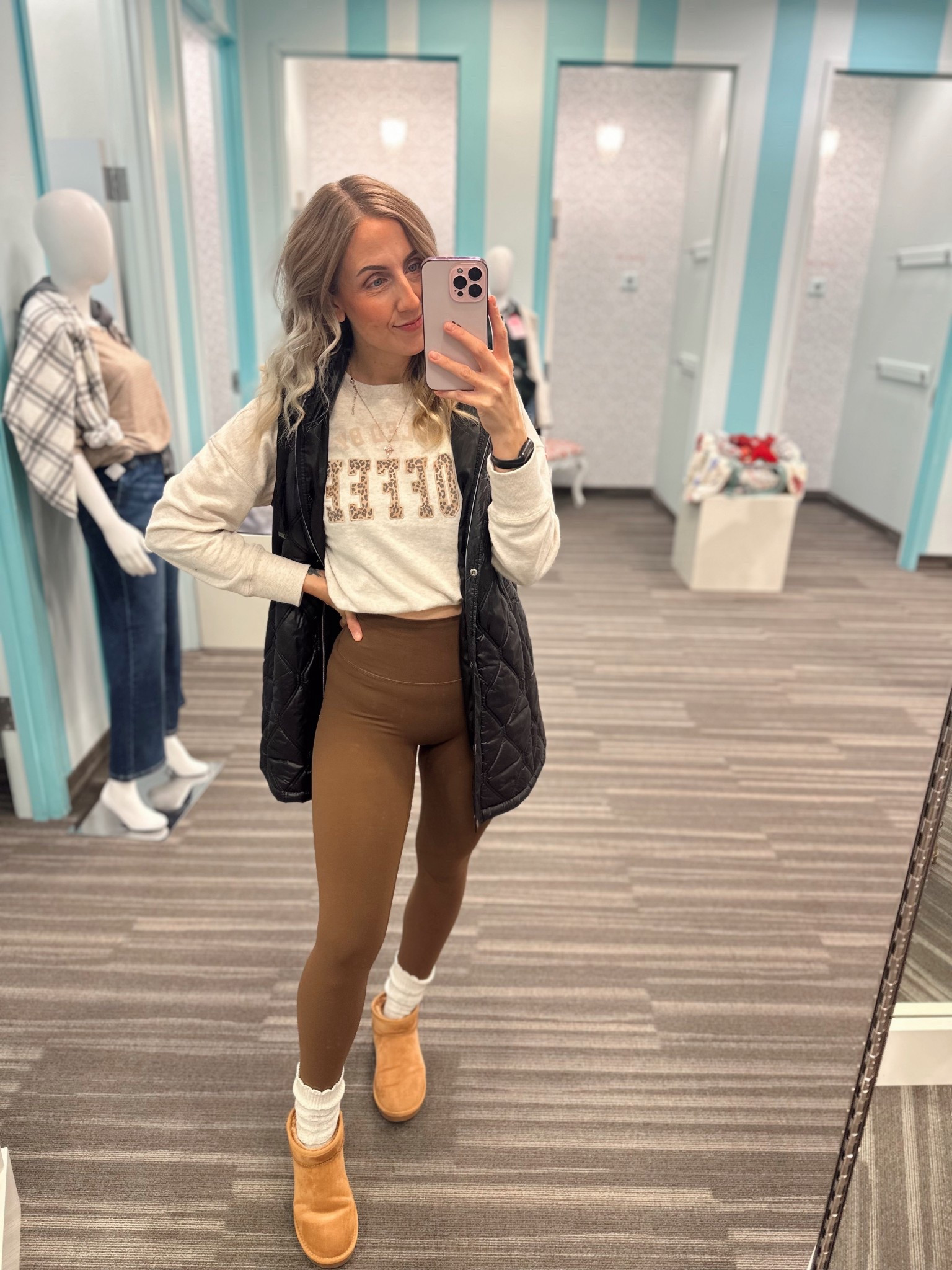 Wearing small in leggings. 

#LTKootd #LTKActive #LTKSaleAlert