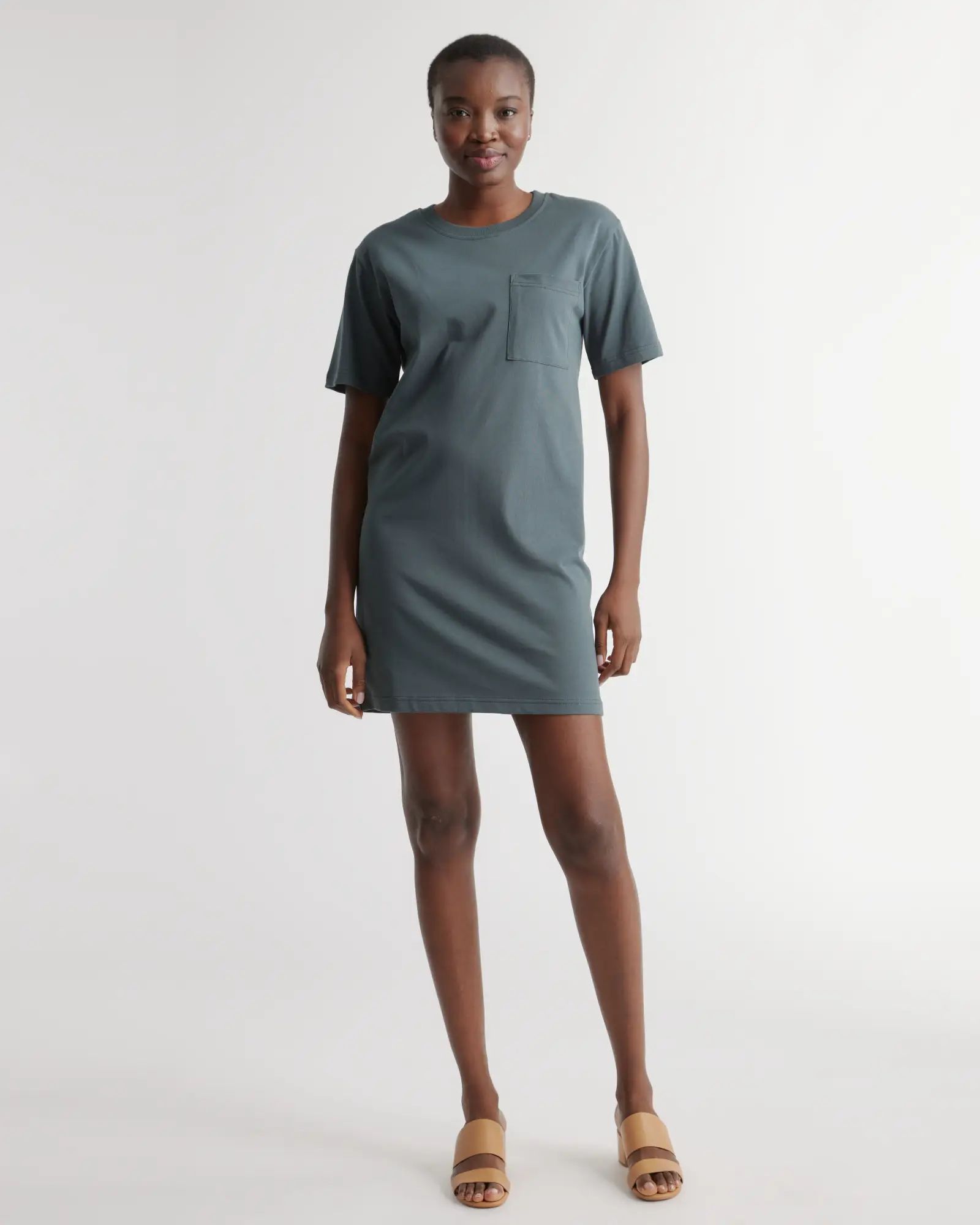 100% Organic Cotton Relaxed T-Shirt Dress | Quince