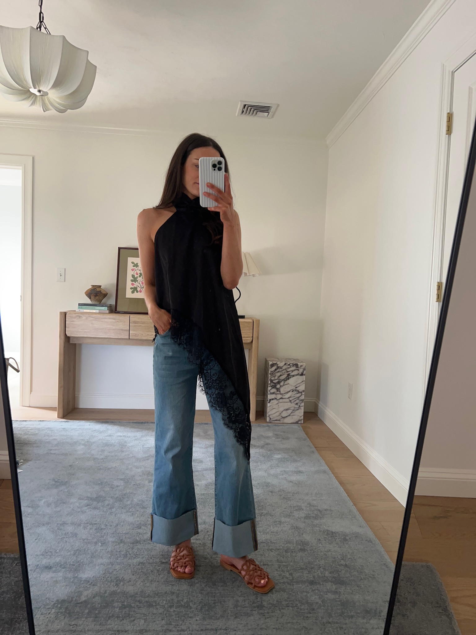 early fall date night outfit! jeans wearing 4, top wearing S, sandals true to size 

 #LTKSeasonal