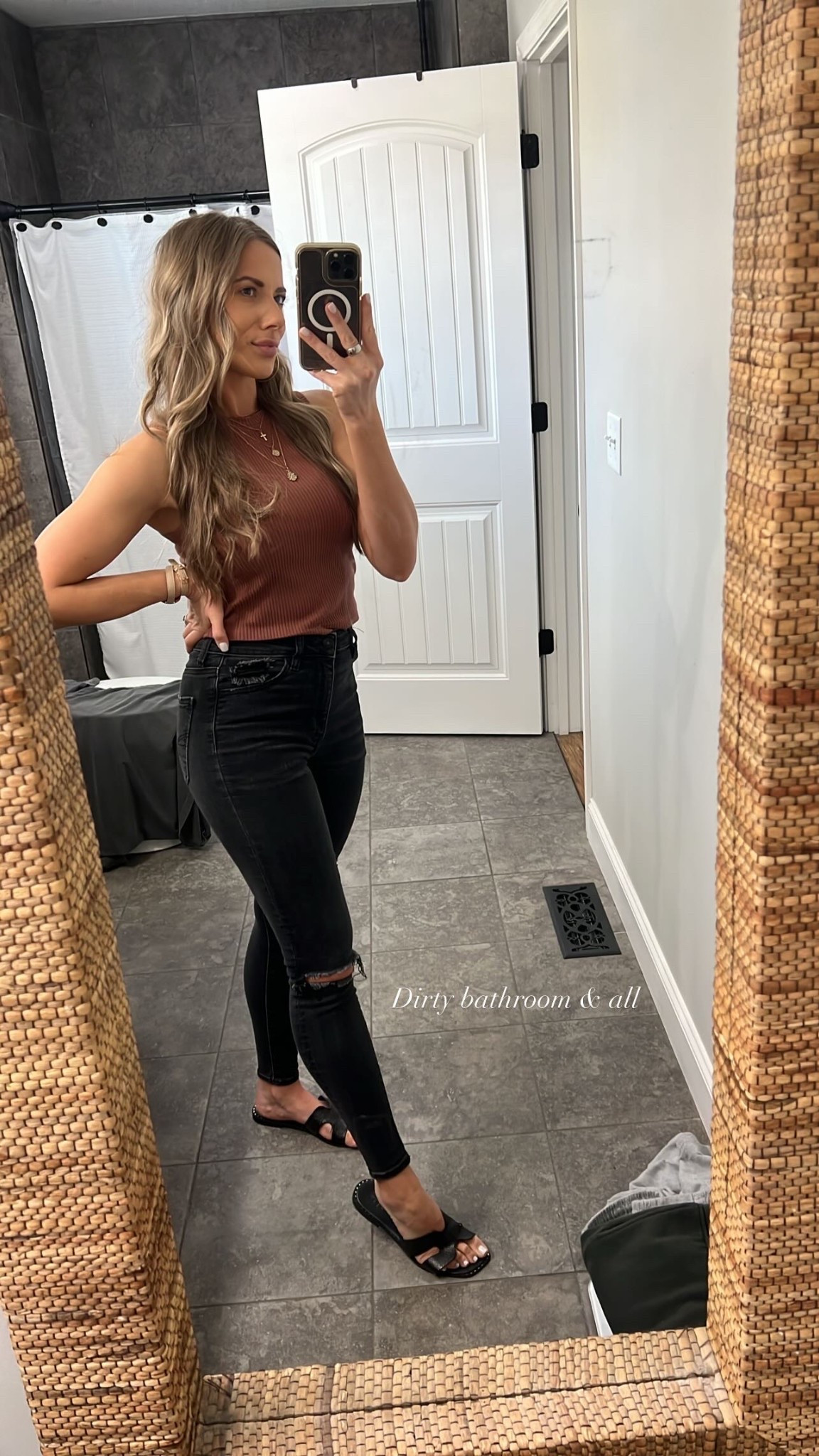 Casual tank! You could dress it up or just keep it simple. 
#fyp #springoutfit 

#LTKSpringSale #LTKU #LTKBeauty