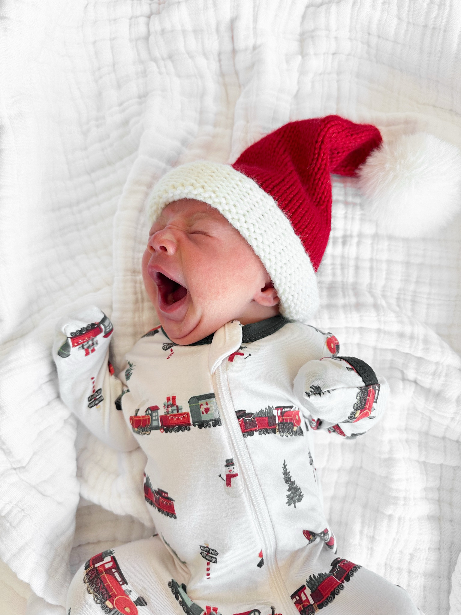 #KytePartner my sweet Christmas baby in his @kytebaby footie! So soft and the prints are the sweetest!🥹🎄❤️ #kytebaby 

#LTKBaby #LTKGiftGuide #LTKHoliday