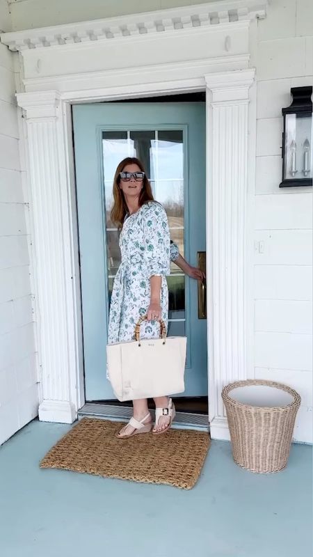 Favorite new day dress from Lake.  Perfect to throw on and head out for spring errands, shopping, lunch, or just to wear around the house.  It is a belted dress which I love and is universally flattering! 

#LTKSeasonal #LTKstyletip