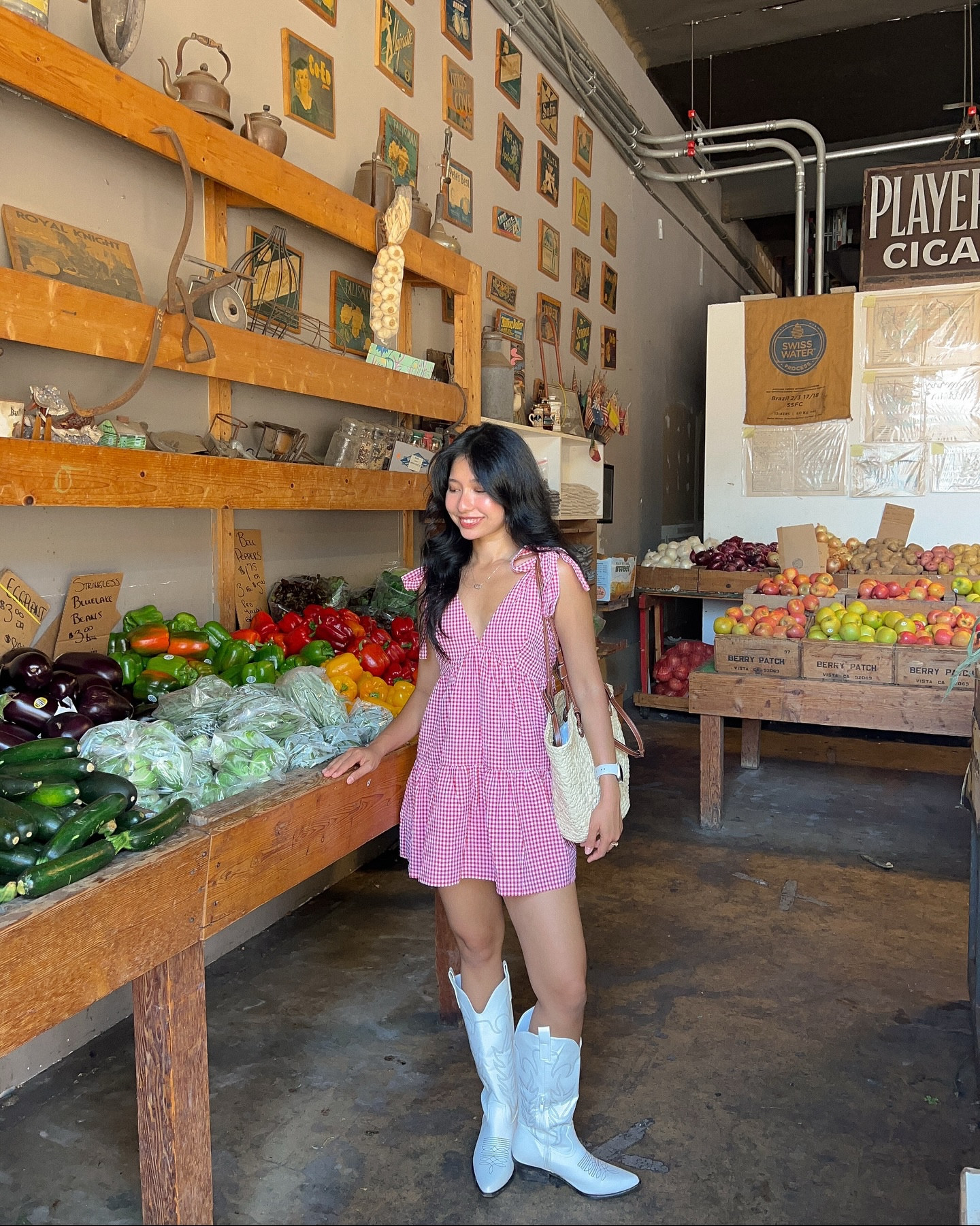 Something therapeutic about grocery shopping 🥬🍅🍑

Wearing @beginningboutique angel girl red gingham mini dress! 

#beginningboutique #groceryshopping #girlygirl #ginghamdress #minidress #socal #fashionblogger #pinterestinspired #pinterestgirl #pinterestaesthetic #sandiego #lajolla #sandiegoblogger #summerinspo #summerfashion #summeroutfits #summeraesthetic #summeroutfitinspo #summercasual