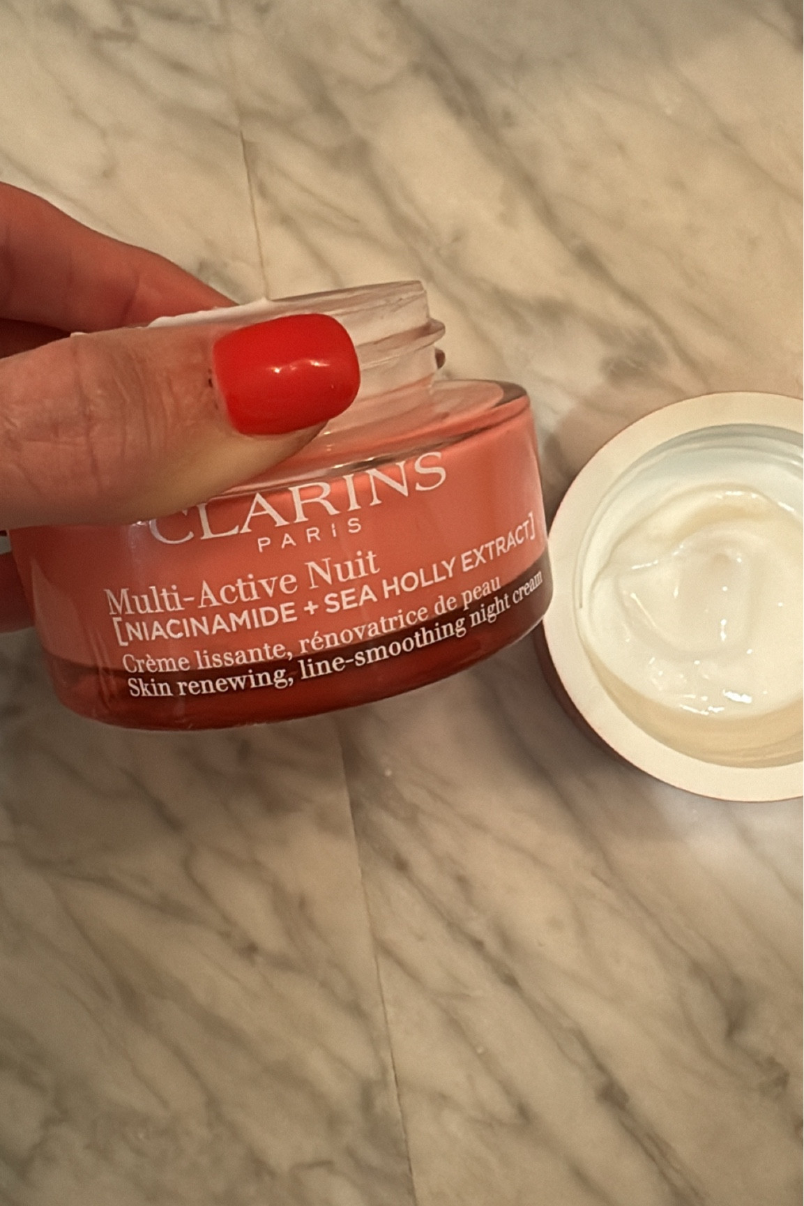 Linking my new fav night cream & a serum that I use day & night! @clarinsusa @sephora