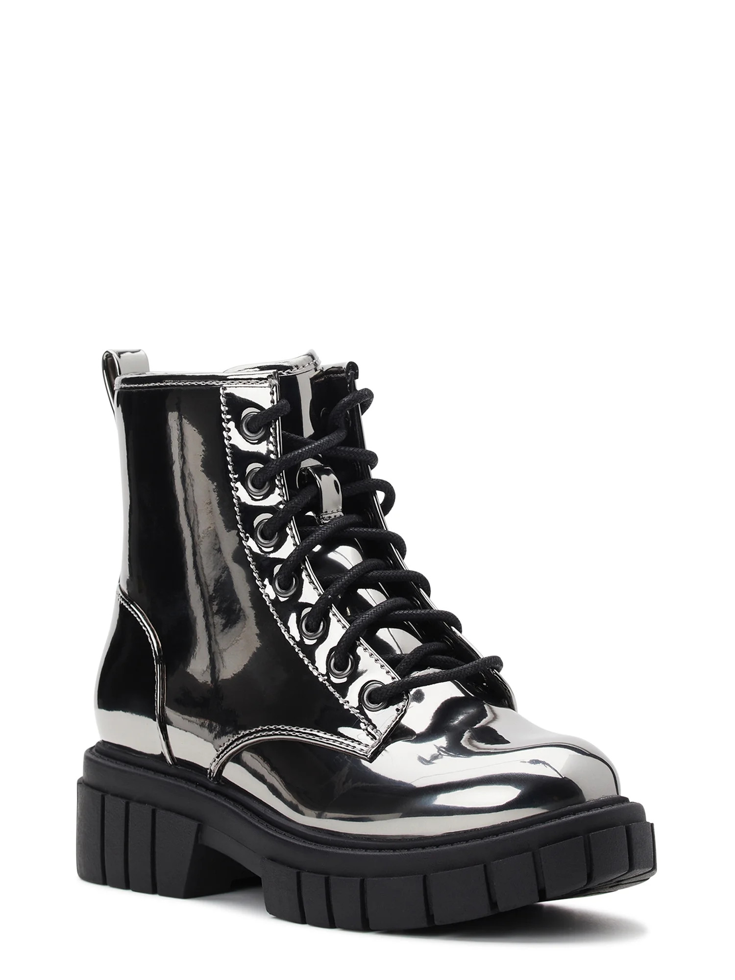 Madden NYC Little Girl & Big Girl Lug Bottom Combat Boot, Sizes 13-5 - Walmart.com | Walmart (US)