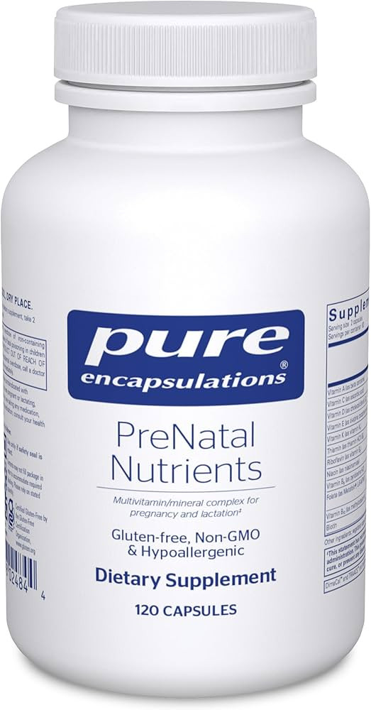Pure Encapsulations PreNatal Nutrients - for Pregnancy & Lactation - Aids Energy & DNA Developmen... | Amazon (US)