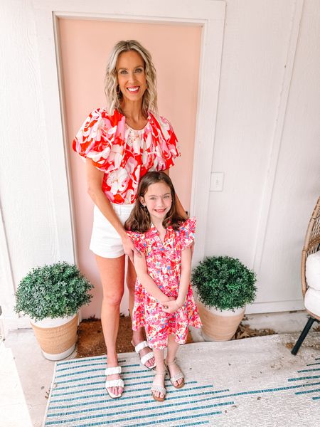 The sweetest mommy and me outfits from The Mint Julep Boutique! 

Spring outfit / floral blouse / white shorts / feminine style / classic style 

#LTKfindsunder50 #LTKfindsunder100 #LTKshoecrush