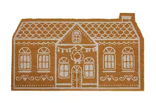 CANVAS Winter Garden Christmas Decoration Gingerbread House Coir Door Mat, 18 x 30-in | Canadian Tire