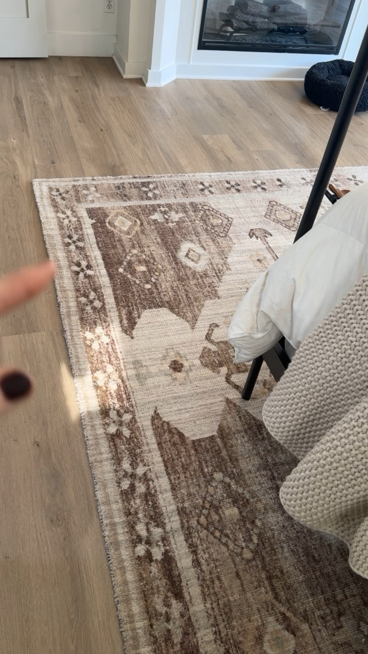 Primary bedroom rug 
It’s an 8x 10, but my bedroom can fit a 9 x 12 as well. Links to the rugs I like

#LTKHome #LTKVideo