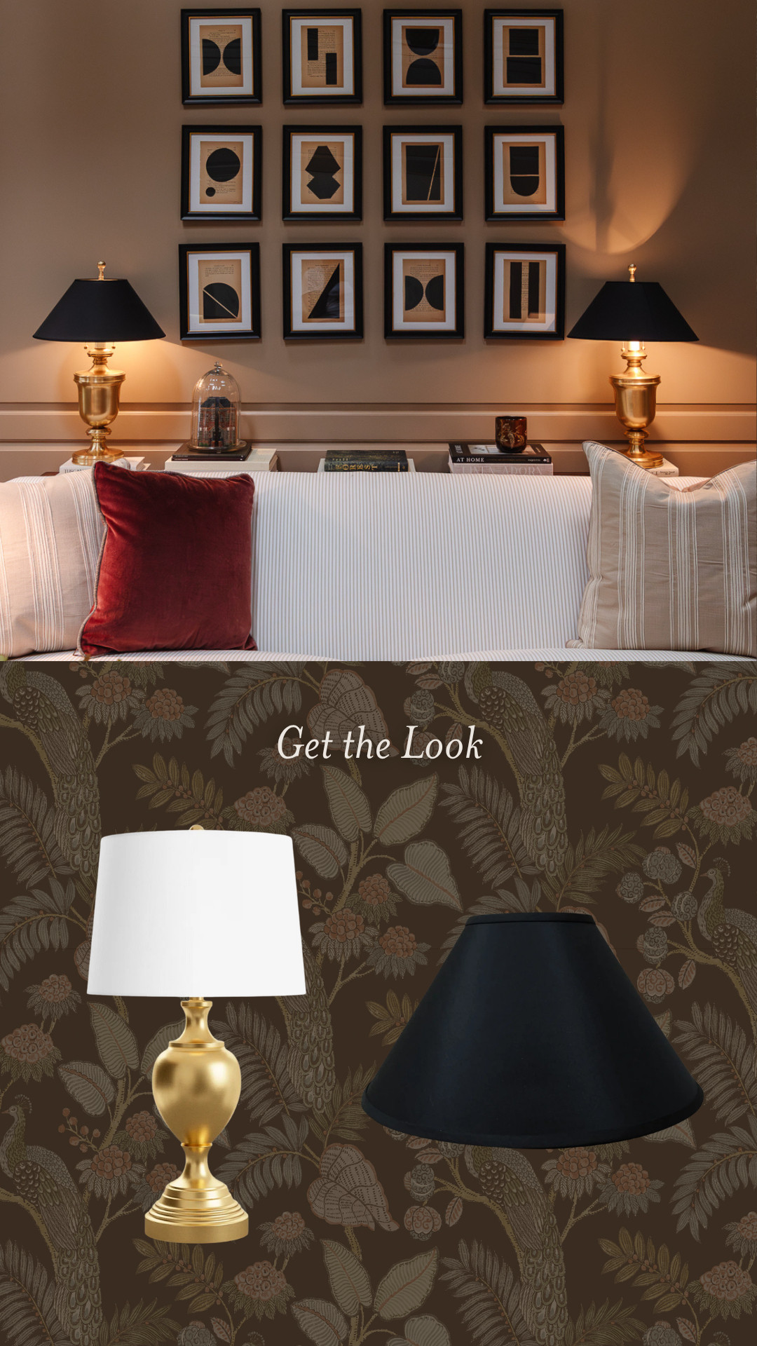 The Double Take: Brass Living Room Lamps (the gold lamp is on a flash deal for Way Day!) 

 #LTKHome #LTKSaleAlert