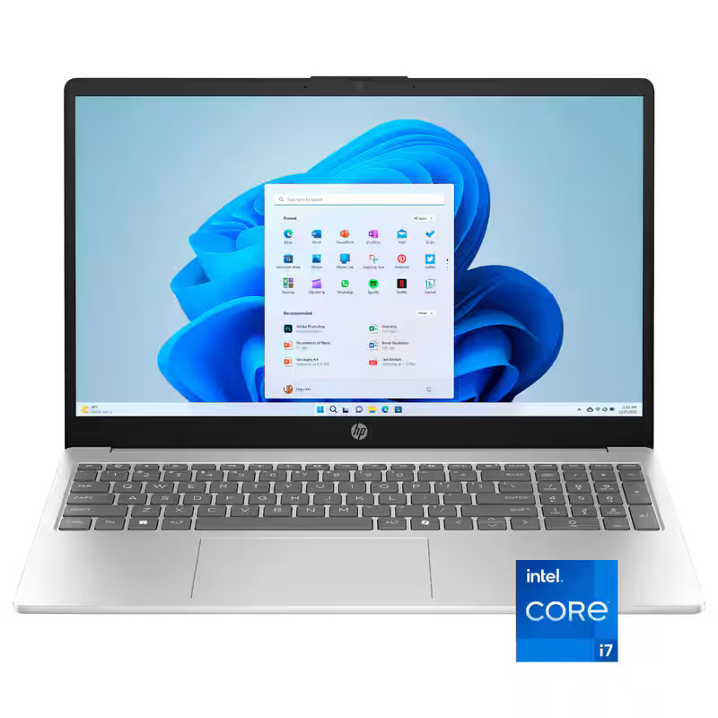 HP - 15.6"" FHD Touchscreen Laptop,Intel i7-1355U,16GB RAM,512GB SSD,Iris Xe Graphics,Win 11 Pro - Silver | Best Buy U.S.