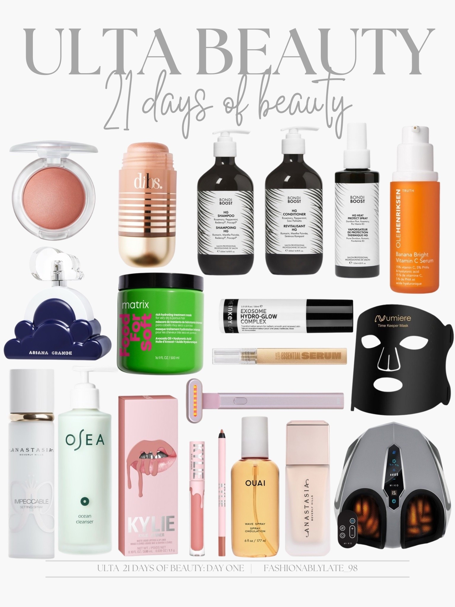 ulta 21 days of beauty - 50% off today’s deals! 

#LTKSaleAlert #LTKselfcare #LTKBeauty