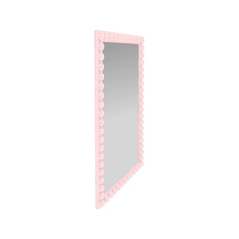 Varsha Rectangle  Glossy Lilac Mirror | Wayfair North America