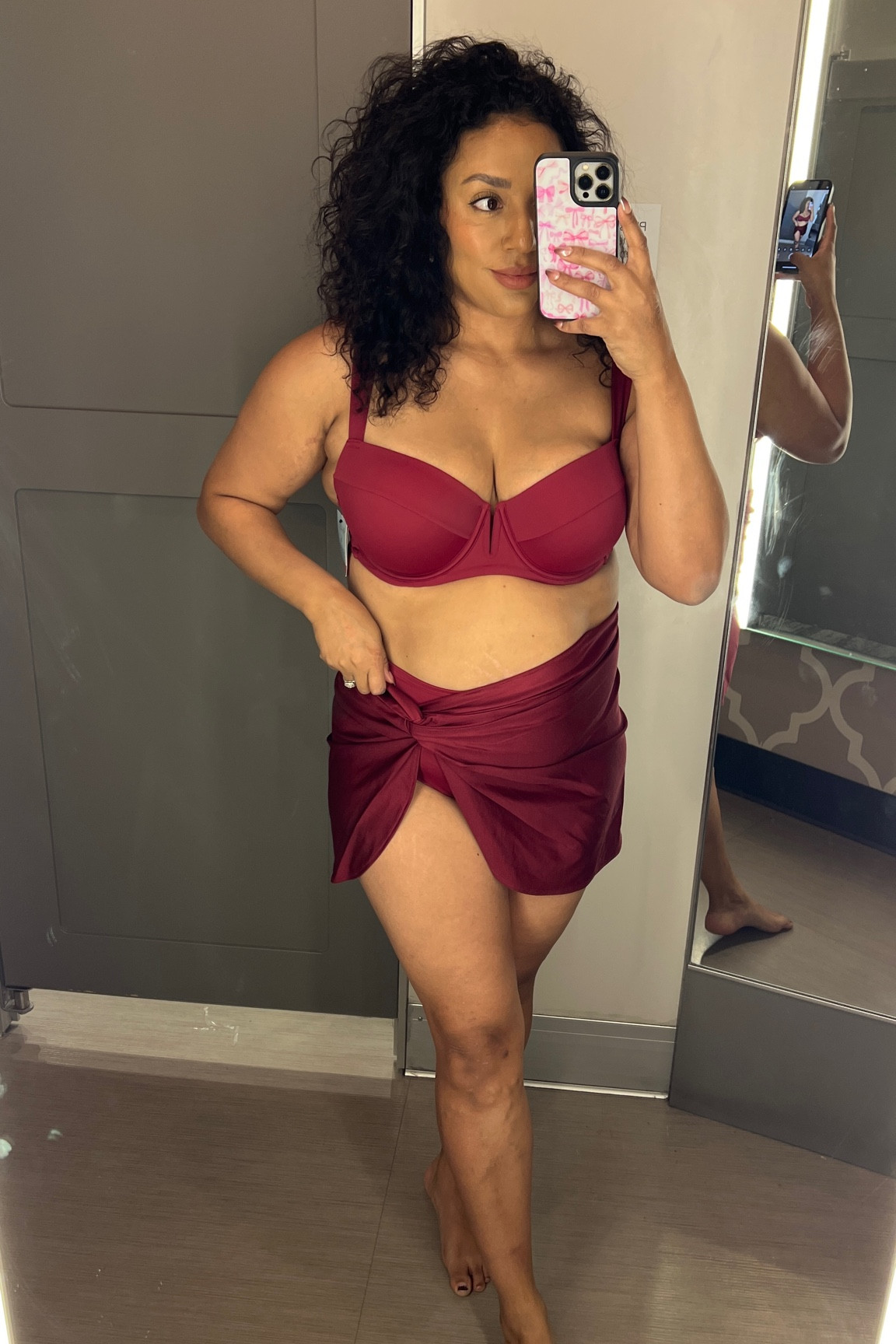 Target swim, size 38D and XL on bottom!

#LTKSwim #LTKMidsize #LTKTravel