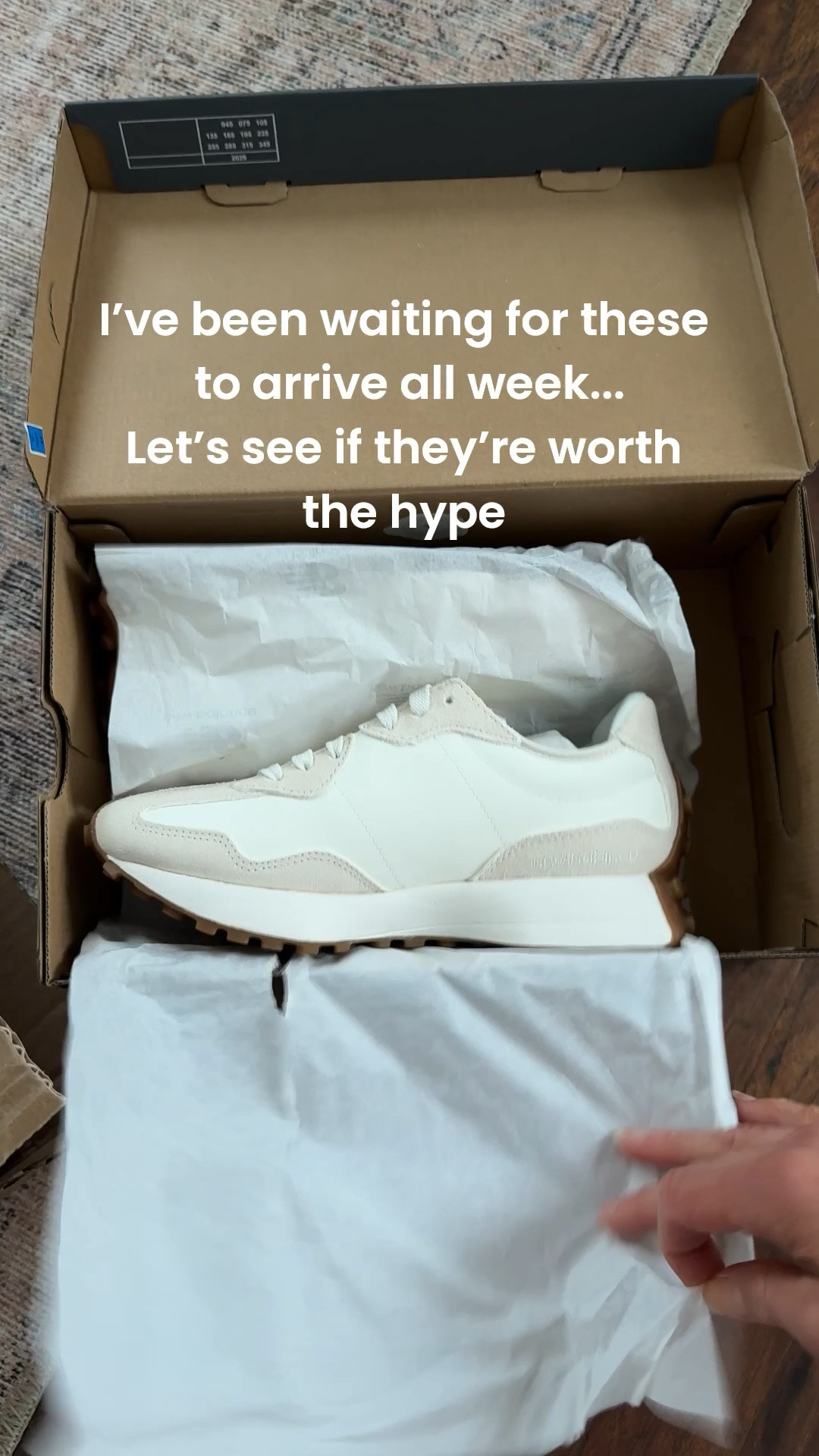 Unboxing my New Balance 327s tennis shoes. Worth the wait, worth the hype, definitely staying. I love them!

#LTKdayinmylife #LTKActive #LTKWorkwear