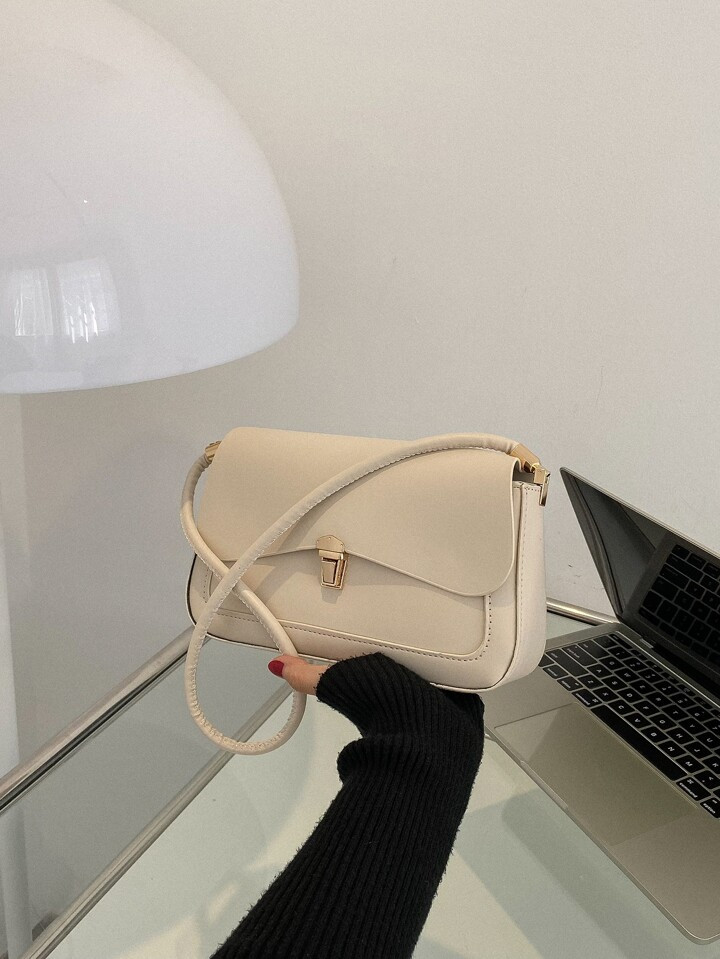 Bolsa quadrada Fechadura de metal Aba | SHEIN