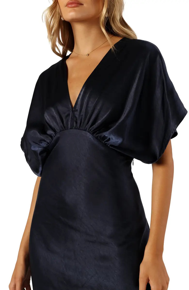 Ricki Dolman Sleeve Satin Dress | Nordstrom