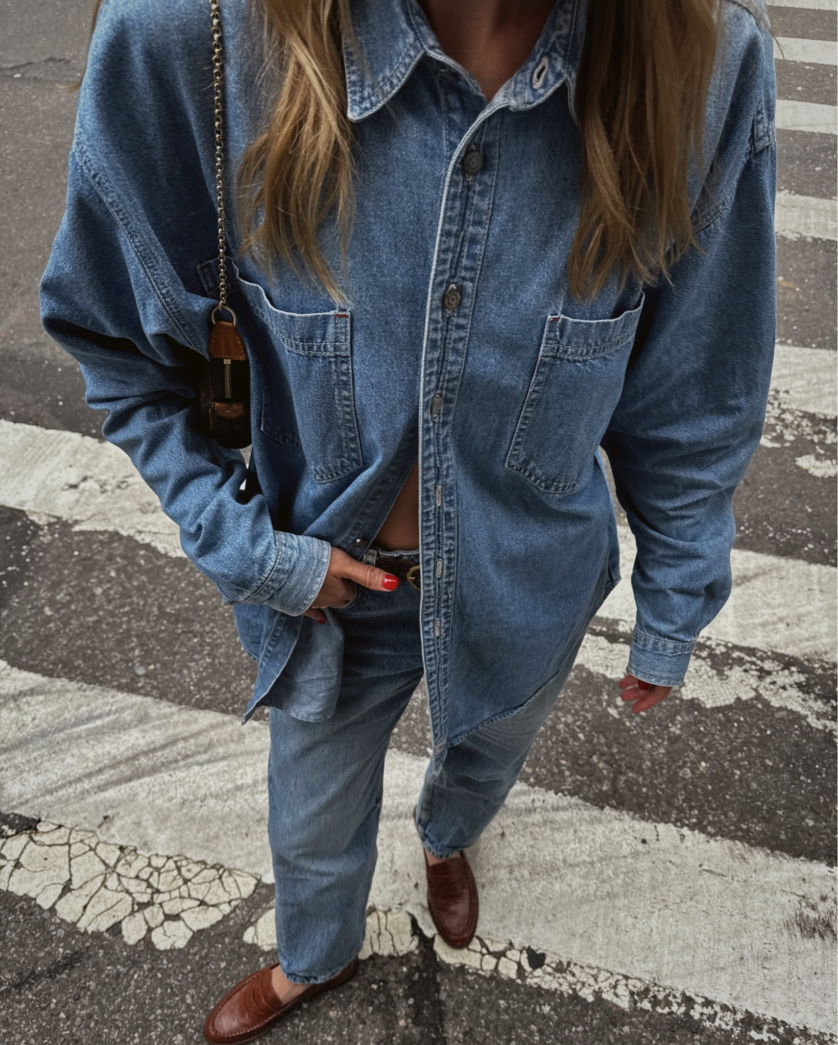 Canadian tuxedo for the day !!!

denim , denim on denim , loafers , summer style , nyc fashion 