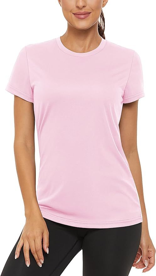 TACVASEN Women's Short Sleeve Shirts Sun Protection T-Shrit UPF 50+ Quick Dry Outdoor Yoga Runnin... | Amazon (US)