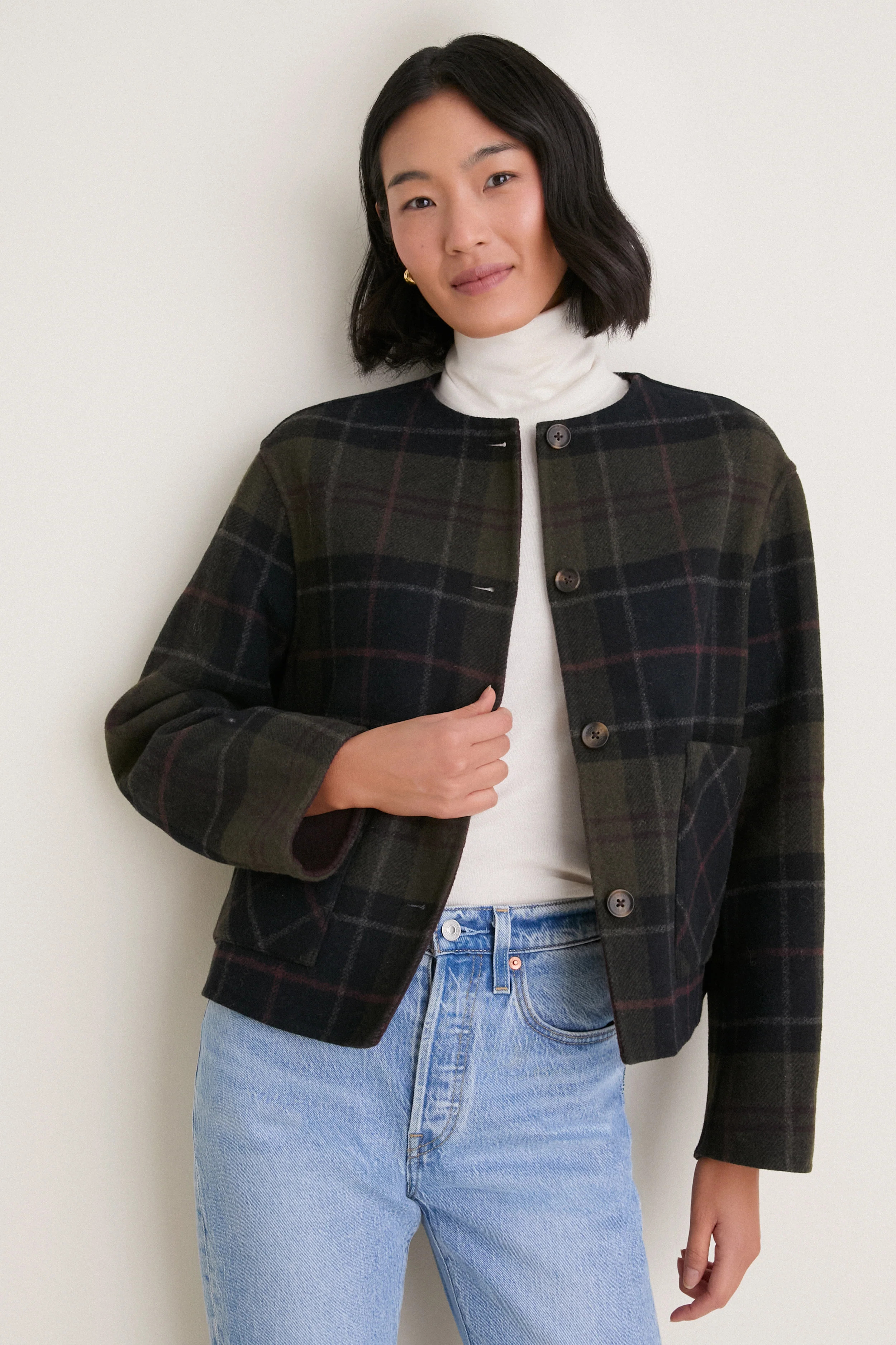Shadow Classic Tartan Marlow Overshirt | Tuckernuck (US)