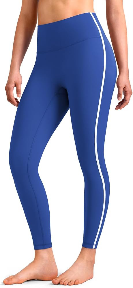 Colorfulkoala Women's Dreamlux No Front Seam High Waist Yoga Leggings with Contrast Trim 25" Inse... | Amazon (US)