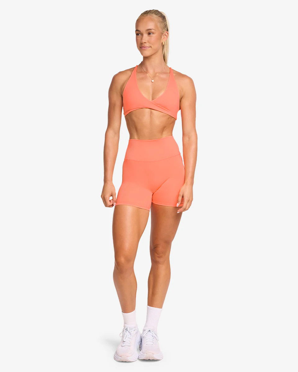 Serenity Scrunch Shorts 5" | Guava | Crop Shop Boutique US