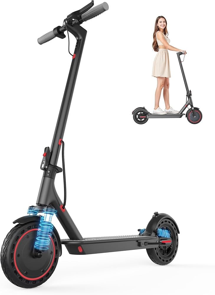 VOLPAM Electric Scooter, 350W/500W Powerful Motor, 8.5"/10" Solid Tires, 19/22Mph, 28/23/21/16 Mi... | Amazon (US)