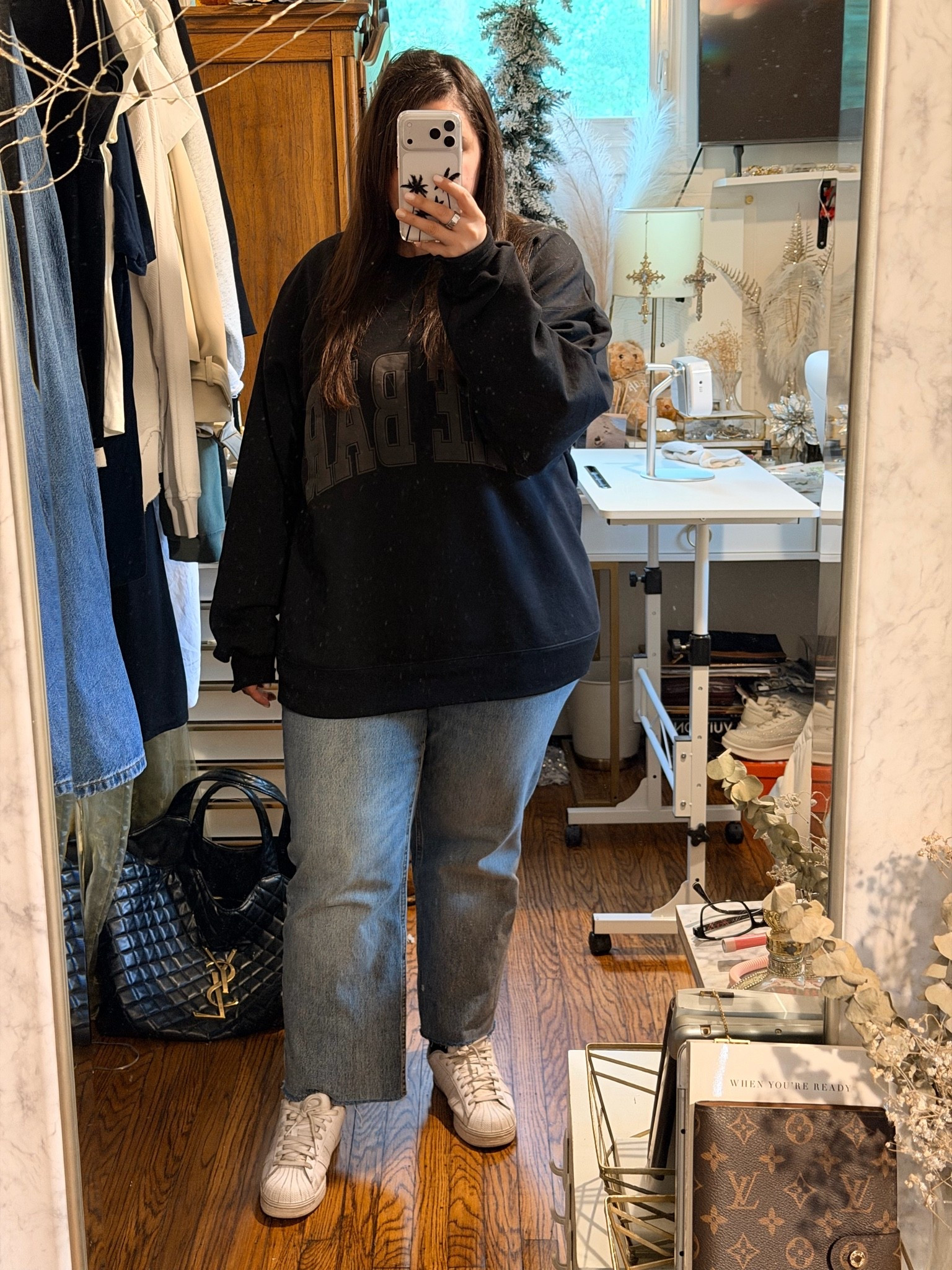 Just pretend you don’t see me wearing this sweatshirt all the time ha!

#LTKootd #LTKSeasonal #LTKMidsize