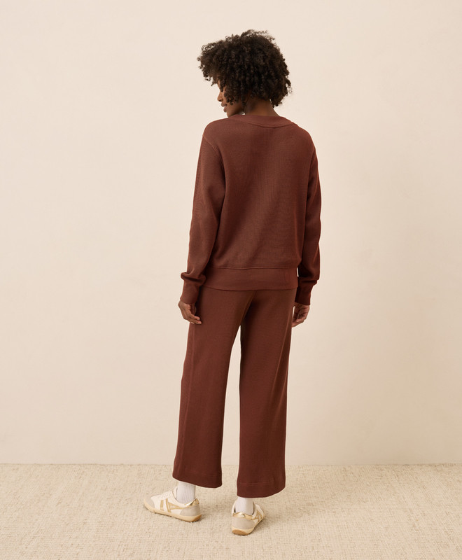 Women’s Thermal Waffle Lounge Set made with Organic Cotton | Pact | Pact Apparel