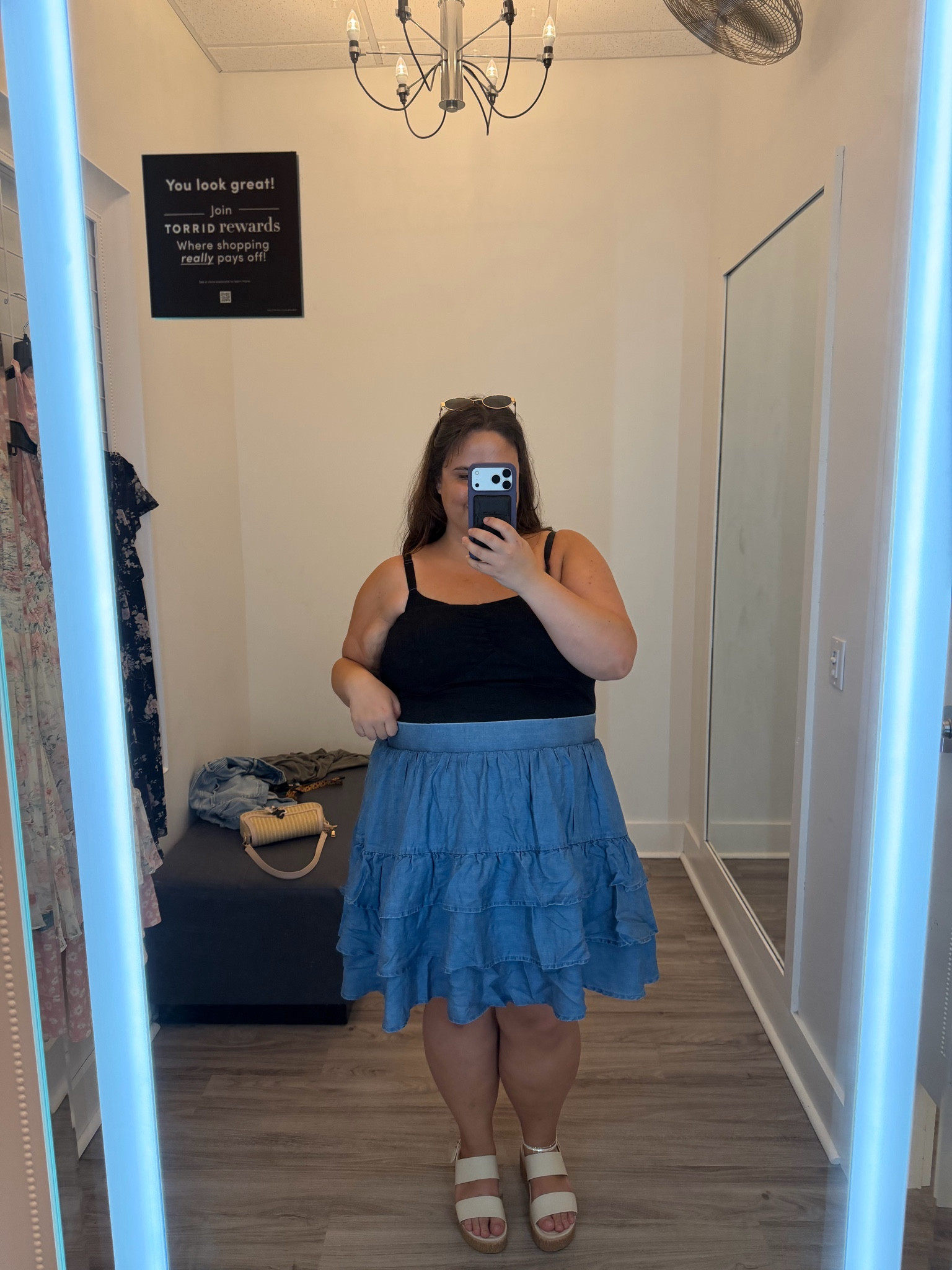 Plus size outfit from torrid 2 top 3 skirt

#LTKPlusSize #LTKSaleAlert #LTKootd
