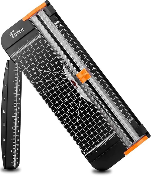 Firbon A4 Paper Cutter 12 Inch Titanium Paper Trimmer Scrapbooking Tool with Automatic Security S... | Amazon (US)