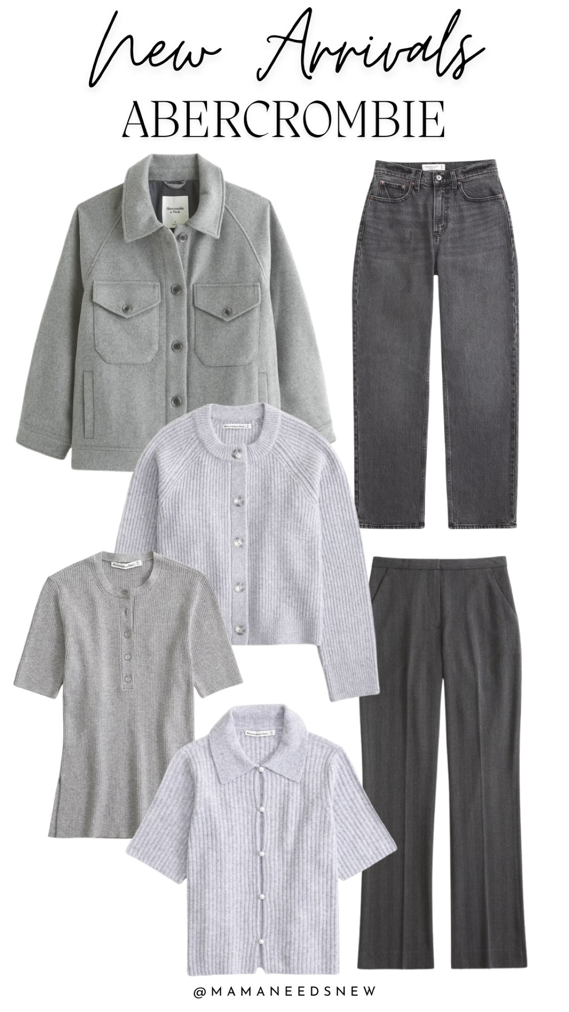Abercrombie fall new arrivals in gray tones 🩶

#LTKFallSale #LTKFindsUnder100 #LTKSeasonal