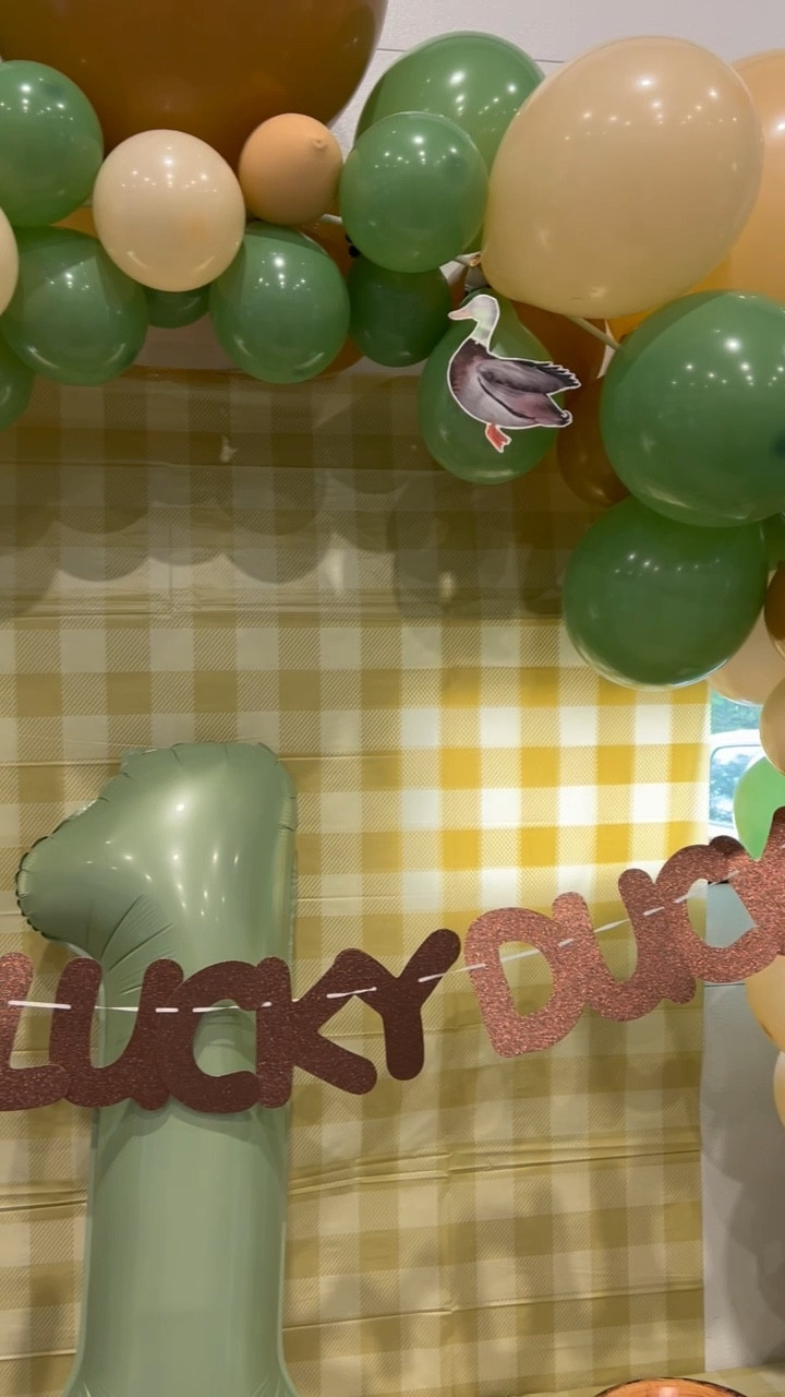 “One lucky duck” themed first birthday party for my baby boy 🤎🦆

#LTKKids #LTKVideo #LTKParties