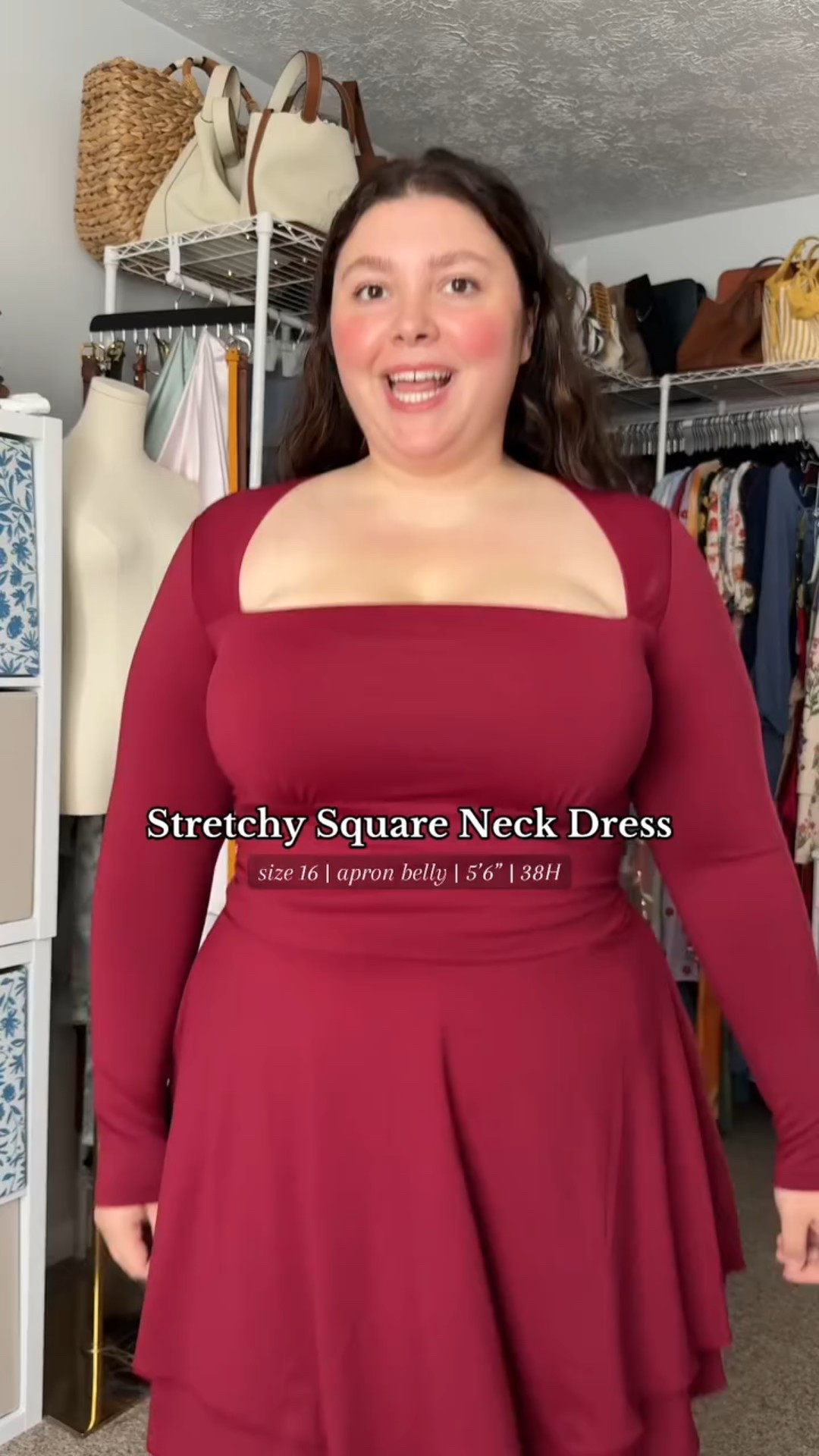 So cute, so comfy, so stretchy with pockets 🤍 #longsleevedress #stretchydress #TikTokShopCreatorPicks #TikTokShopBlackFriday #CreatorIcons

#LTKPlusSize