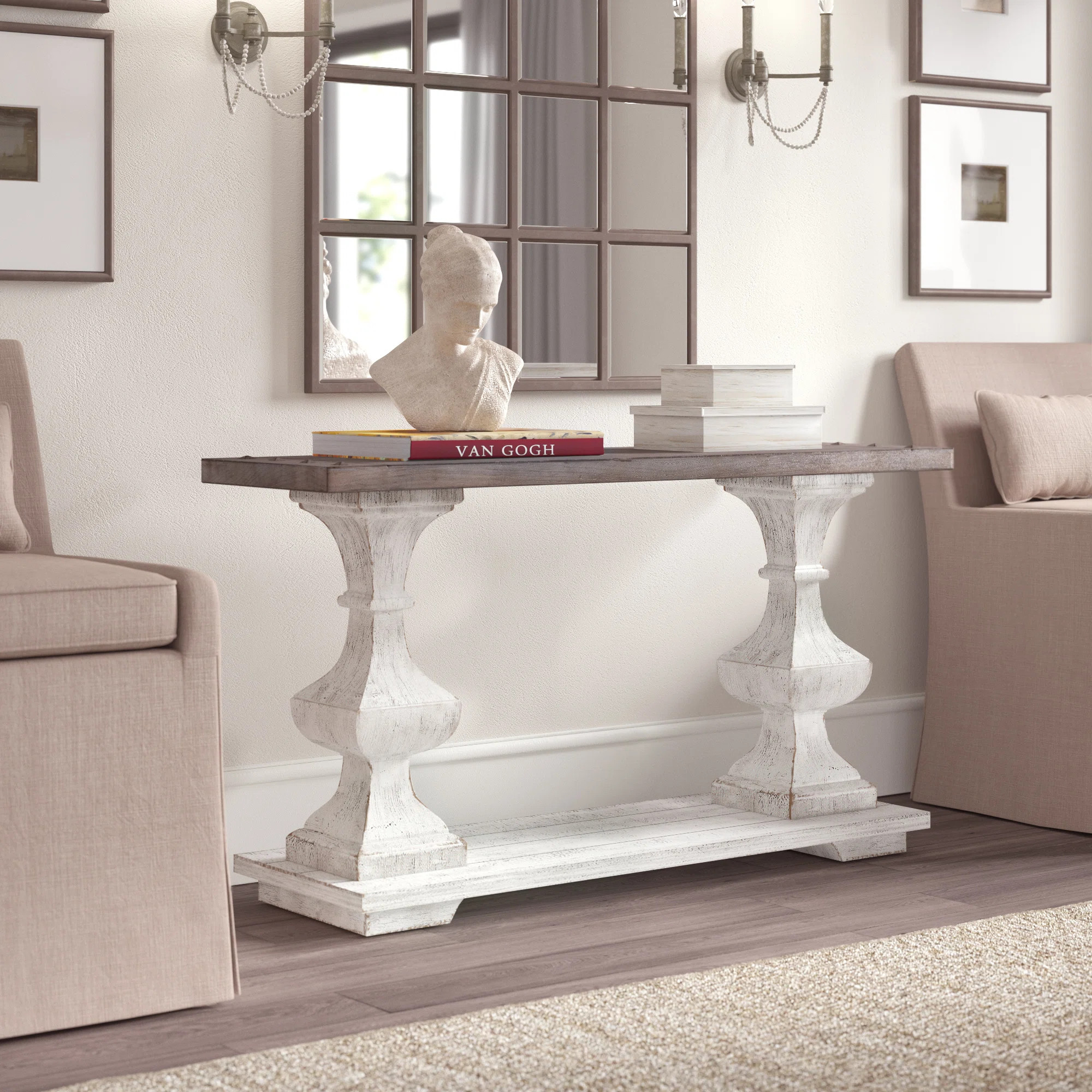 Gildford 54'' Solid Wood Console Table | Wayfair North America