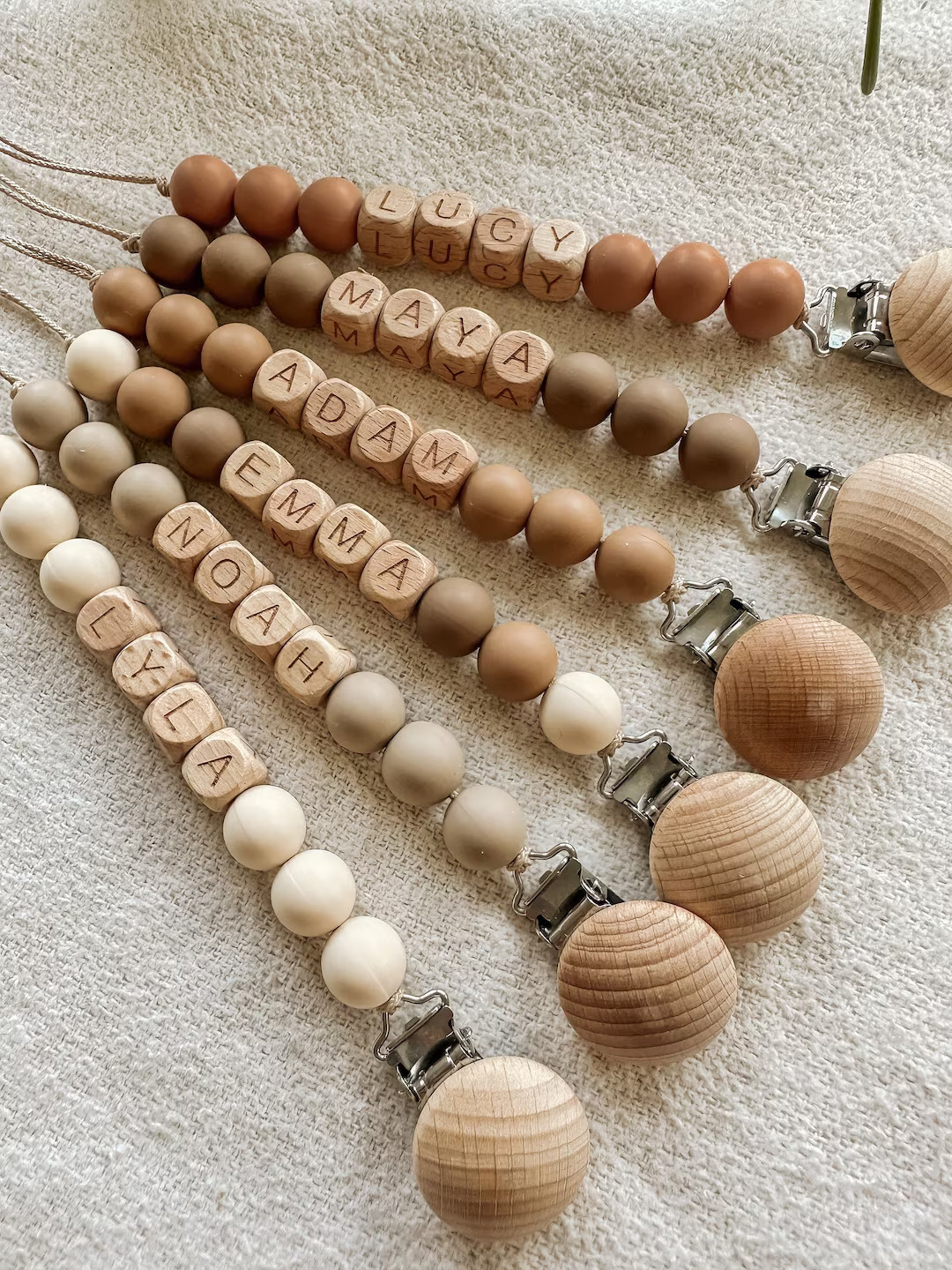 Personalized Pacifier Clip,custom Newborn Soother Holderlast Minute Baby Shower Giftgender Neutra... | Etsy (US)