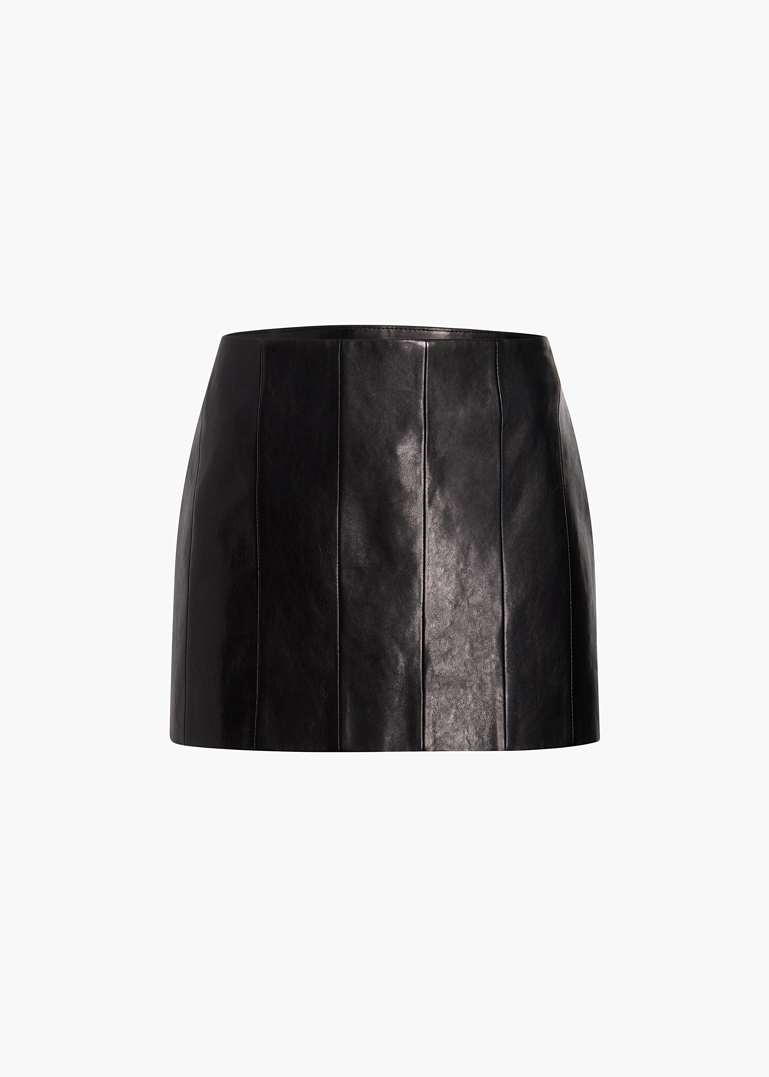 KHAITE - Meelar Skirt In Black Leather | Khaite