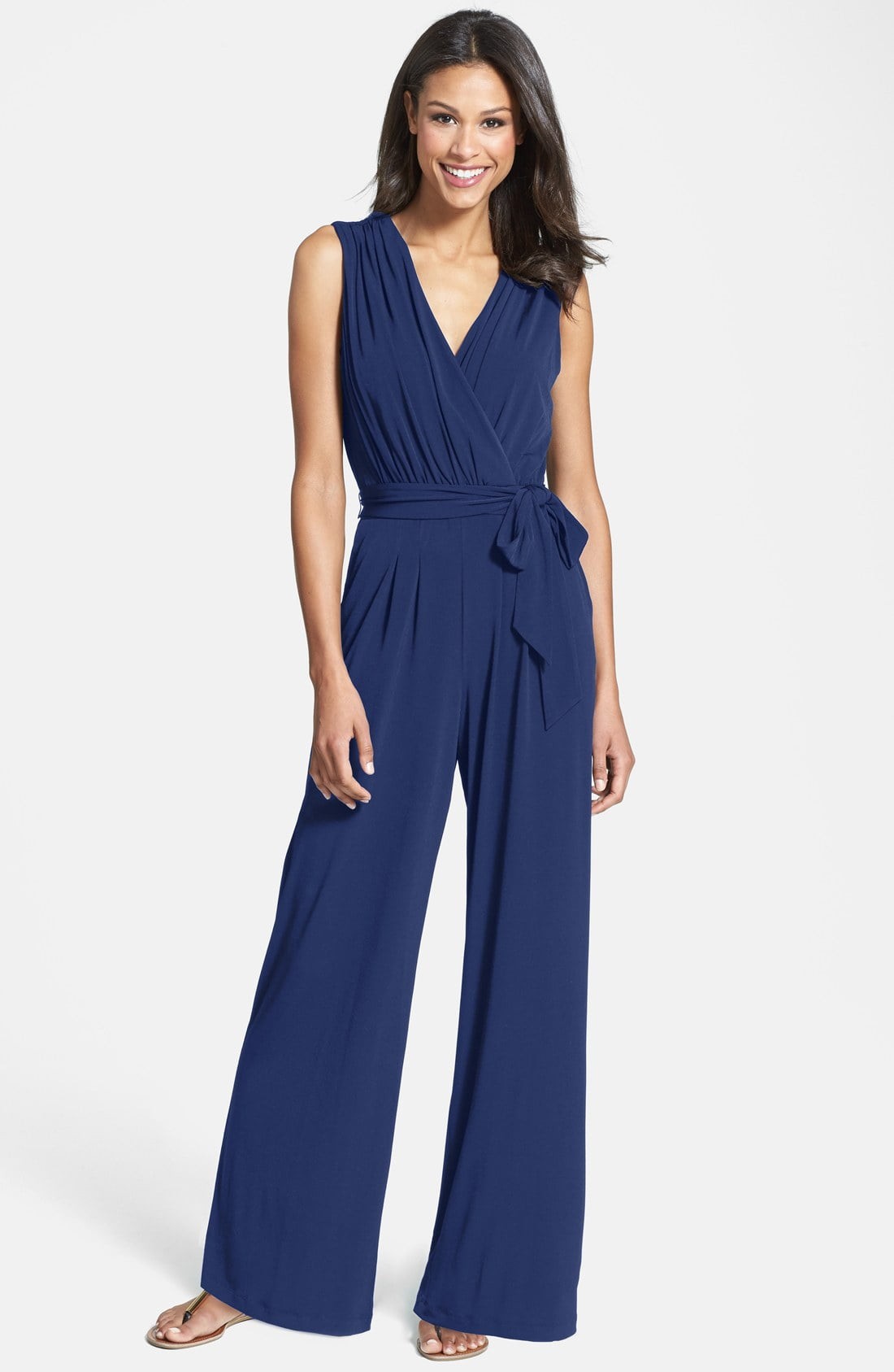 navy jumpsuit wedding guest