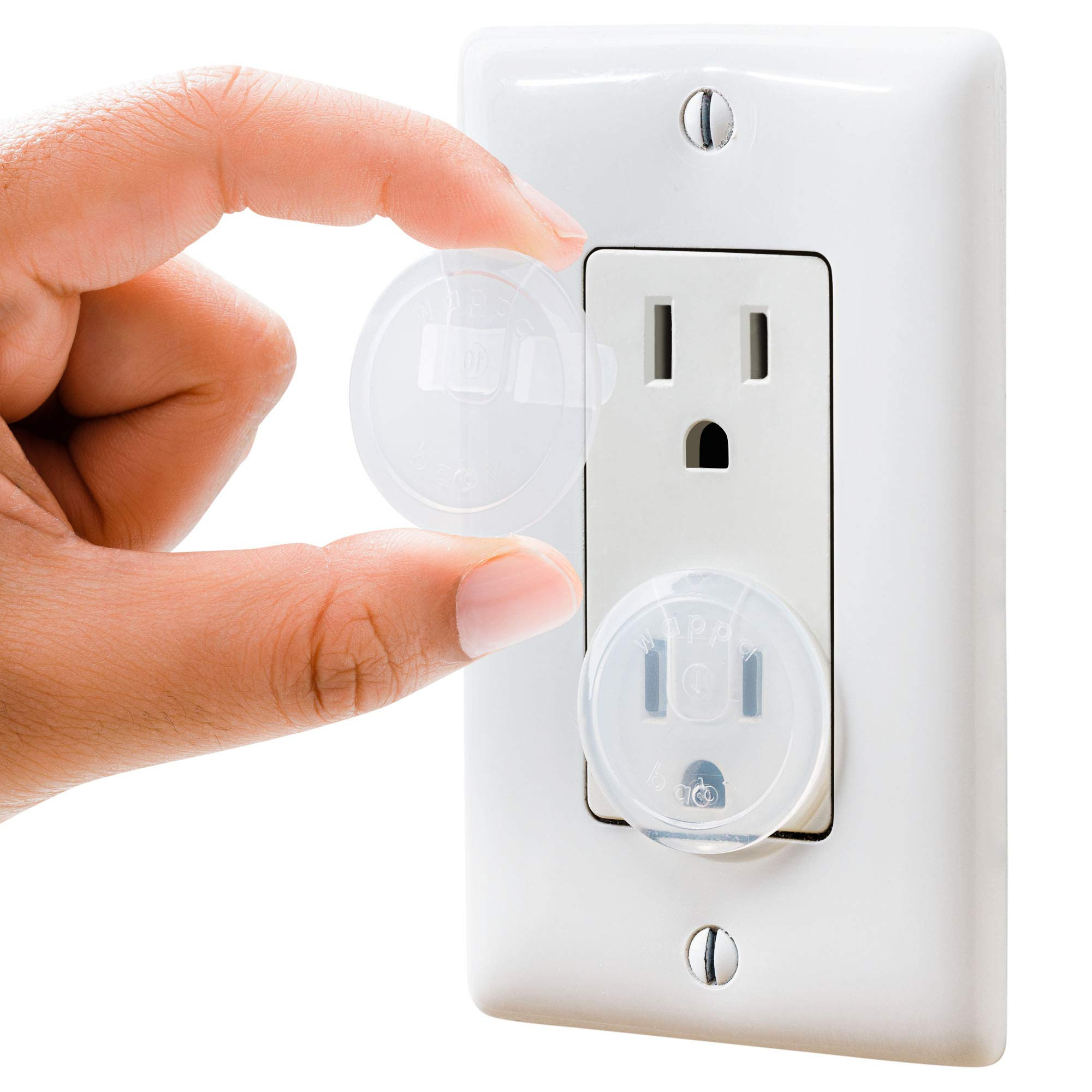 Clear Outlet Covers (32 Pack) Value Pack – Baby Safety Outlet Plug Covers – Durable & Steady ... | Amazon (US)