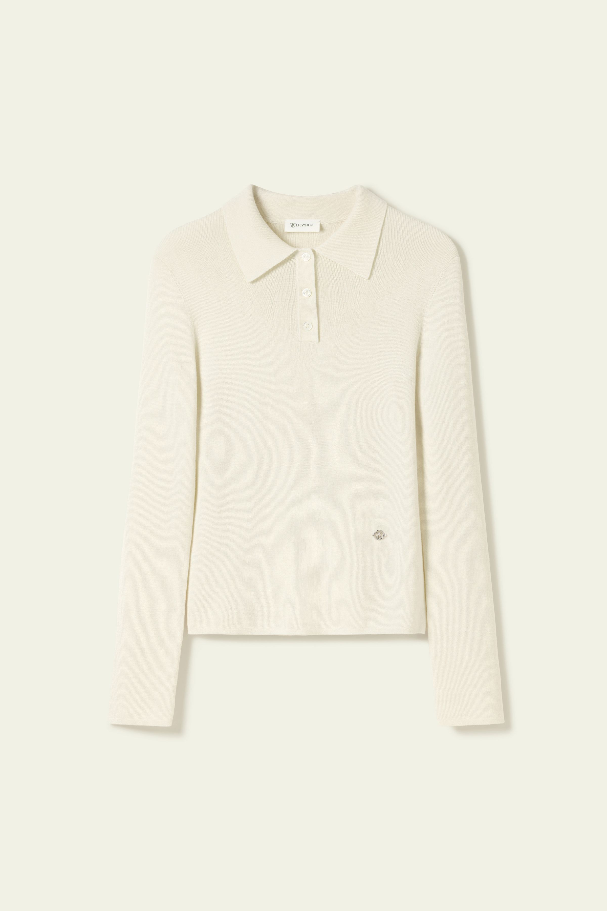 Silk-Cashmere Polo | LILYSILK