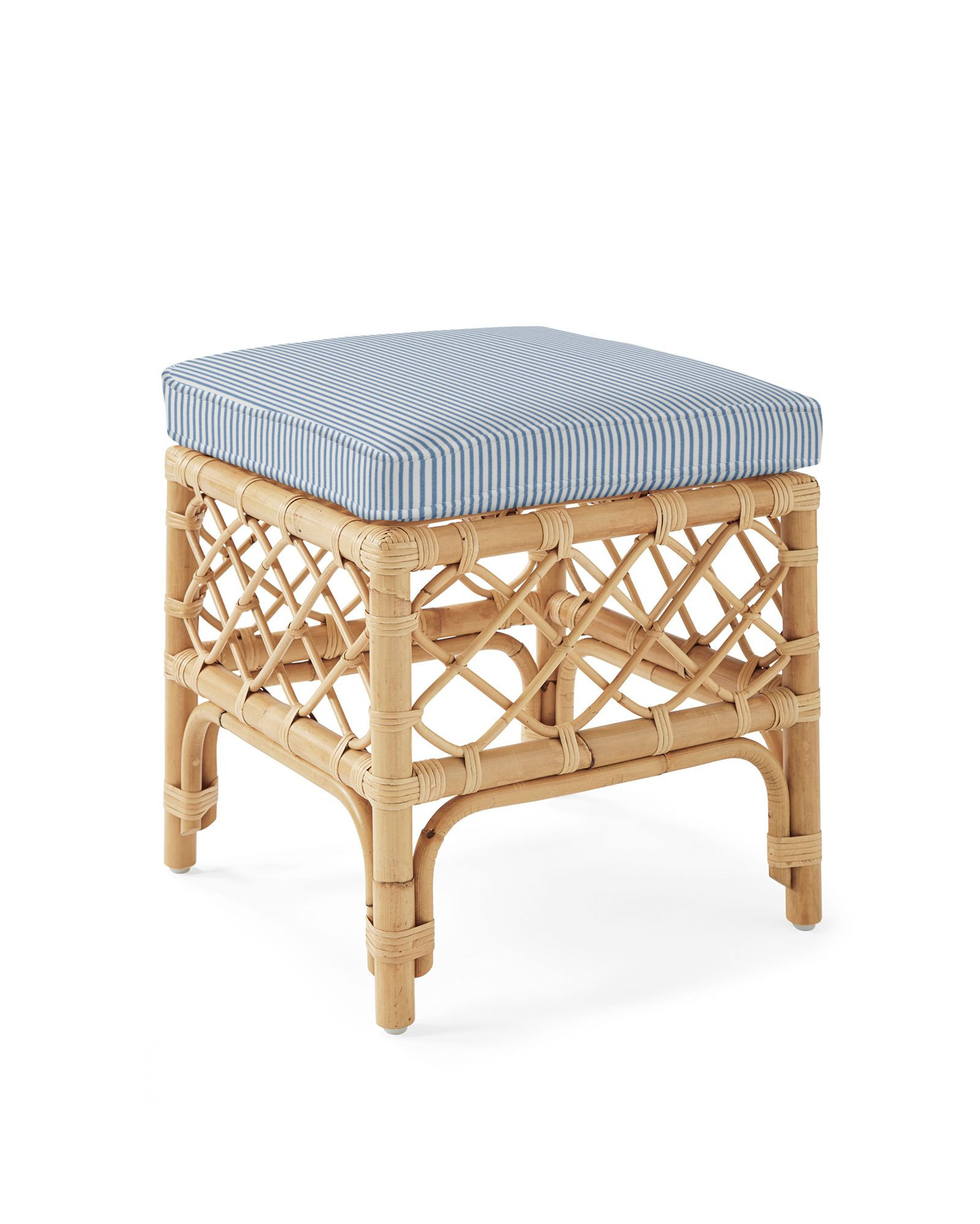 Avalon Rattan Stool | Serena and Lily