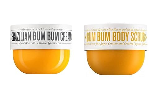 SOL DE JANEIRO Brazilian Bum Bum Cream with Bum Bum Body Scrub Full Size Smoothing and Tightening... | Amazon (US)
