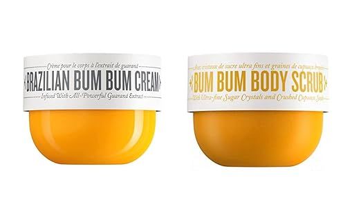 SOL DE JANEIRO Brazilian Bum Bum Cream with Bum Bum Body Scrub Full Size Smoothing and Tightening... | Amazon (US)