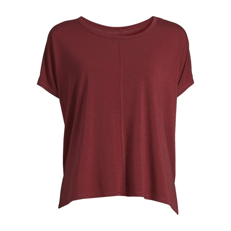 Athletic Works Women’s Dri More Dolman Sleeve Tee with Side Slit, Sizes XS-XXXL - Walmart.com | Walmart (US)
