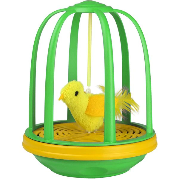 Pet Zone Caged Canary Interactive Cat Toy | Chewy.com