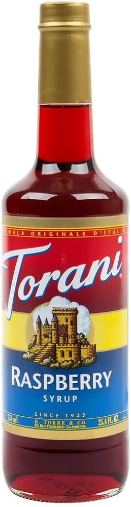 Torani Red Raspberry Flavour Syrup 750 Milliliter | Amazon (CA)